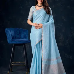 Ishin Zari Tissue Saree-picture-30