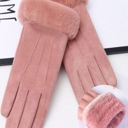 Alexvyan Thermal Warm Soft Fur Winter Gloves-image-52
