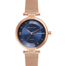 GIORDANO Women Embellished Dial & Bracelet Style Straps Analogue Watch GD-60009-22-39