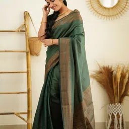 KALINI Zari Pure Silk Banarasi Saree-picture-44