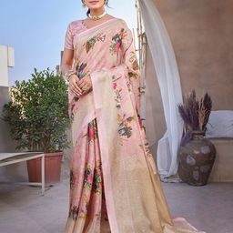 KALINI Floral Printed Mysore Silk Saree-picture-29