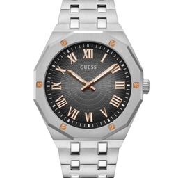 GUESS Men Dial & Silver Toned Stainless Steel Bracelet Style Straps Analogue Watch-21