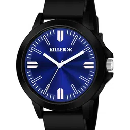 Killer Men Round Analogue Watch KL-9611-BL-WH-24