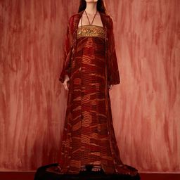 Nikita Mhaisalkar Chiffon Maxi Dress-image-31