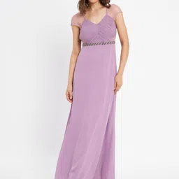 Madame V-Neck Embellished Maxi Dress-16