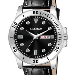 Killer Men Round Analogue Watch KL-9200-BLACK-44