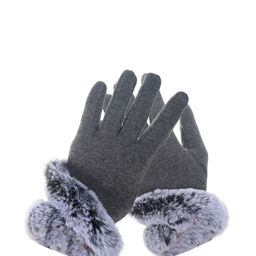 Alexvyan Wool Wind Proof Thermal Warm Soft Gloves-22
