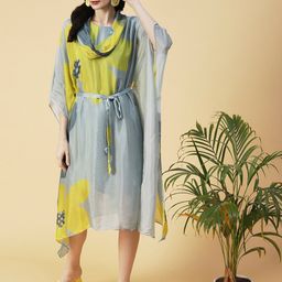 Envy Me by FASHOR Striped Kaftan Midi Dress-image-49