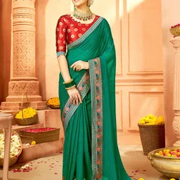 Mitera Pure Georgette Saree-image-63