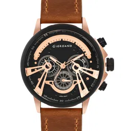 GIORDANO Men Leather Straps Analogue Watch GD-50011-01-picture-7