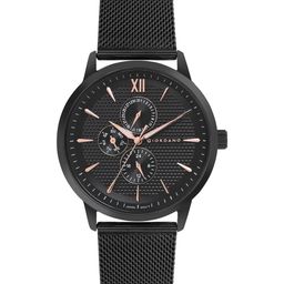 GIORDANO Men Bracelet Style Straps Analogue Watch GD-50008-22-Black-16