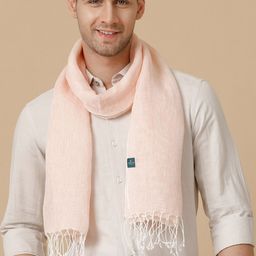Linen Club Unisex Pure Linen Stole-image-92