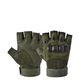 Alexvyan Men Protective & Breathable Half Finger Gloves-24