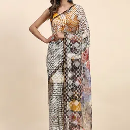 RACHNA Geometric Printed Ready To Wear Saree-picture-45