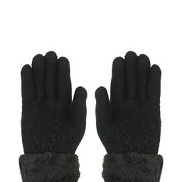 FabSeasons Kids Patterned Acrylic Fleece Gloves-image-65