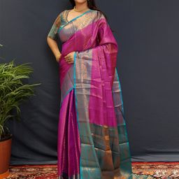 Mitera Woven Design Zari Kanjeevaram Saree-image-92