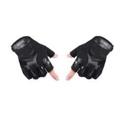 Alexvyan Men Patterned Gym & Fitness Odor-Free Breathable Anti-Skid Snuggly-Fit Gloves-image-46