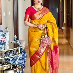 Aldwych Woven Design Zari Banarasi Saree-image-47