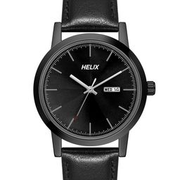 Helix Men Leather Straps Analogue Watch TW047HG03-27