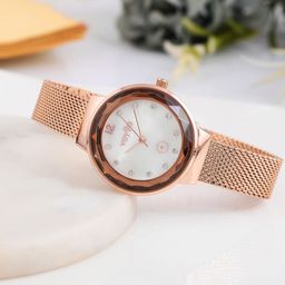 Voylla Women Stainless Steel Bracelet Style Straps Analogue Watch 8905124489835-image-48