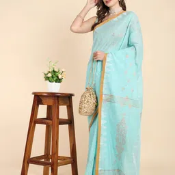 Bong ButiQ Ethnic Motifs Woven Design Khadi Saree-picture-38