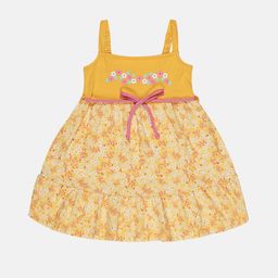 3PIN Yellow Floral Dress-image-35