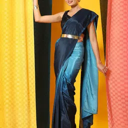 RACHNA Ombre Poly Chiffon Ready To Wear Saree-picture-54