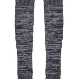 Bharatasya Black Cotton Active Wear Sun Protection Arm Sleeves-34