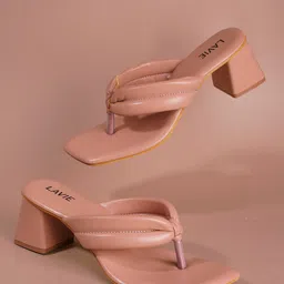 Lavie Open Toe Block Heels image 1