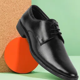 FAUSTO Men Textured Formal Derbys-picture-8