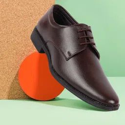 FAUSTO Men Round Toe Lace-Up Formal Derbys-picture-20