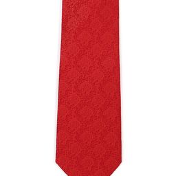 Peter England Men Red Woven Design Broad Tie-picture-17