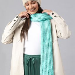 Magic Needles Men Self Design Acrylic Scarf-image-57