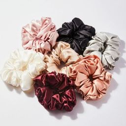 DN Creation Set Of 12 Satin Ponytail Holders-105