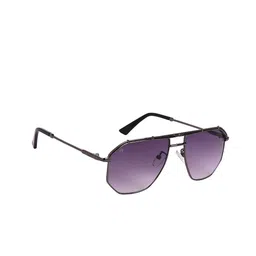 AISLIN Men Wayfarer Sunglass With UV Protected Lens ES_13428-93-AS-80737-PUR-GUN-WF-picture-3