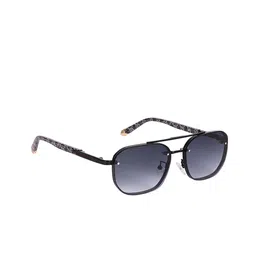 AISLIN Unisex Square Sunglasses with UV Protected Lens ES_12886-91-AS-2A777-BLK-BLK-SQWF-image-13