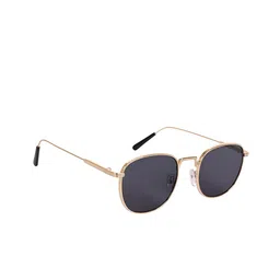 AISLIN Unisex Round Sunglasses with UV Protected Lens ES_13449-93-AS-2036-14