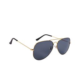 NuVew Unisex Aviator Sunglasses with UV Protected Lens ES_16585-32-NW-3025A-BLK-BKGL-AV-46