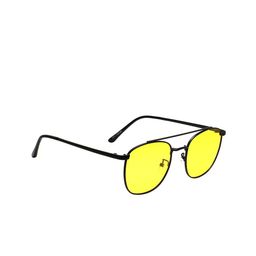 Peter Jones Eyewear Women Yellow & Black Aviator Sunglasses-image-56