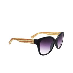Peter Jones Eyewear Unisex Black Lens & Brown Butterfly Sunglasses with UV Protected Lens-image-23