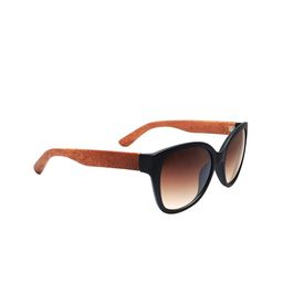 Peter Jones Eyewear Unisex Brown Lens & Brown Butterfly Sunglasses 2811BW-16