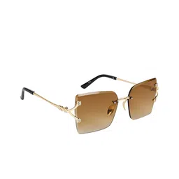 AISLIN Women Square Sunglasses with UV Protected Lens ES_14914-89-AS-3002-BRW-GLD-SQ-image-68
