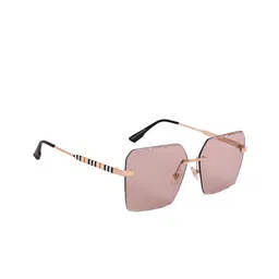 AISLIN Unisex Square Sunglass With UV Protected Lens ES_12843-91-AS-61030-lBRW-GLCM-SQ-3