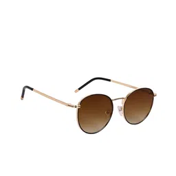 AISLIN Unisex Round Sunglasses with UV Protected Lens ES_13454-93-AS-1915-15