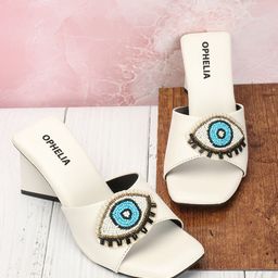 OPHELIA Embellished Block Heels-39