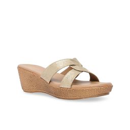 Rocia Printed Round Toe Wedge Heels-57
