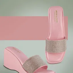 madam glorious Embellished Wedge Heels-42
