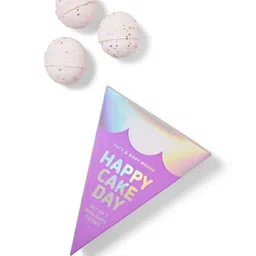 Bath & Body Works Happy Cake Day Vanilla Buttercream Set of 3 Mini Bath Fizzies-15