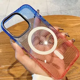 Luxury Kase LK080 Abstract Printed iPhone 12 Fashion Gradient Color Back Case-image-40