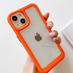 Luxury Kase Acrylic Transparent Shock Proof Armor iPhone 15 Back Case-image-74